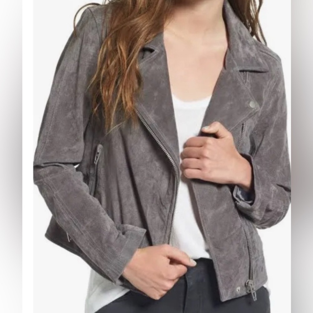 Blank NYC Suede Moto Jacket